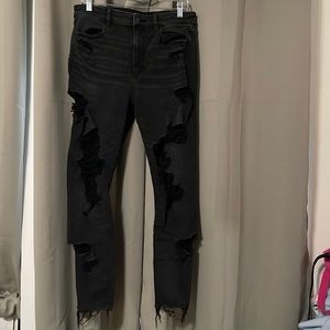 Black high rise American Eagle